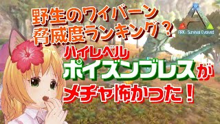 【ARK】野生のワイバーンどれが一番怖い？～超ハイレベルポイズン襲来～【センター】