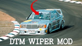 How to DTM Wiper Mod on your Mercedes Benz 190e W201, W124, W202 and W210 Mono Wiper DIY