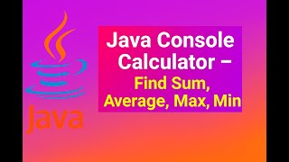 Java Project for Beginners | Console Calculator with Multiple Features