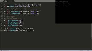 Coding a simple neural network for solving XOR problem (in 7minutes) [Python with Tensorflow]