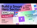 Design an Animated Hero Section in Figma – Step-by-Step UI Tutorial for Beginners