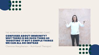 Why there is no such thing as ‘boosting’ our immune system but 6 simple things we can all do instead