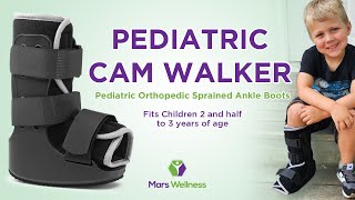 Pediatric Cam Walker – Pediatric Orthopedic Sprained Ankle Boots – Fits Children 2 to 3 years