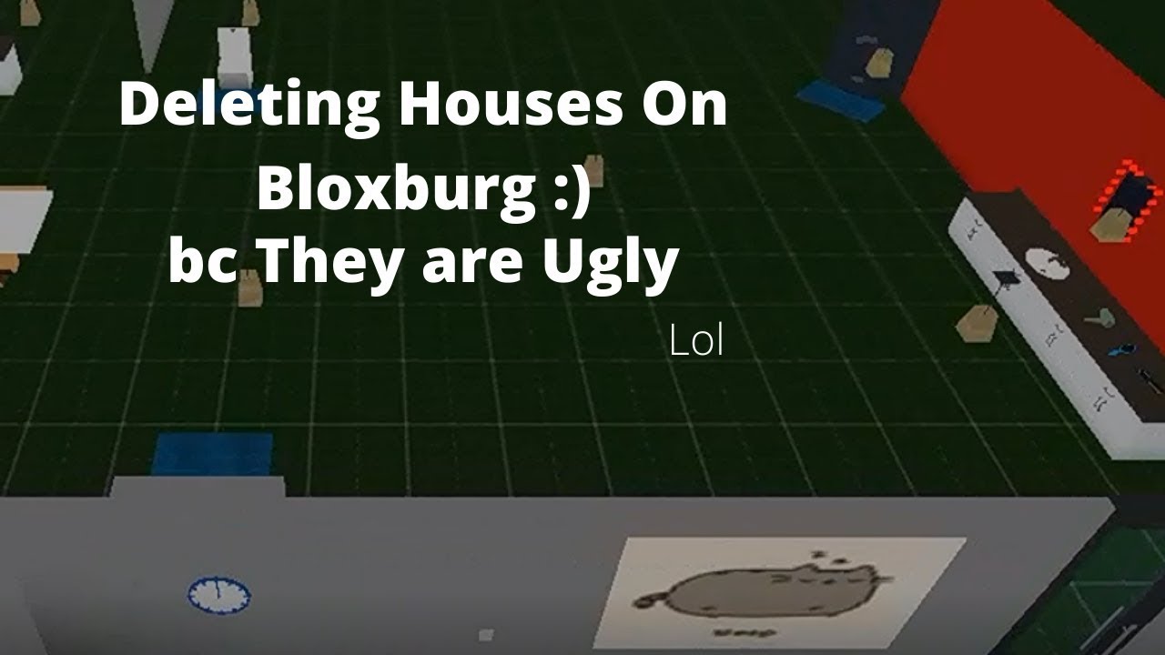 DELETING PEOPLES HOUSES ON BLOXBURG (LOL) - YouTube