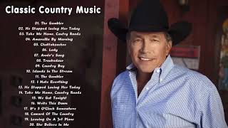 Kenny Rogers, John Denver, Alan Jackson ,George Strait Greatest Hits -Top 100 Classic Country Songs