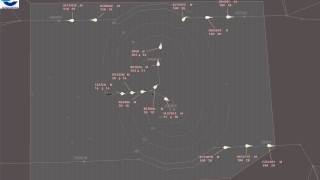 Point Merge: 4 entry points and 1 runway