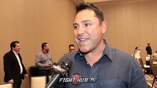 OSCAR DE LA HOYA "CANELO IS PISSED OFF! HES GONNA COME OUT SWINGING FOR THE FENCES!"