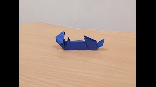 折り紙 ラッコの親子の簡単な作り方 Origami Sea Otter
