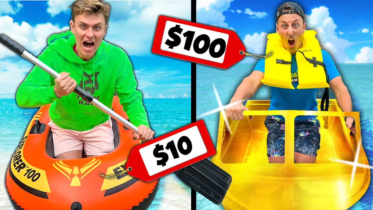 $1 vs $1000 BOAT!! Which is FASTEST??