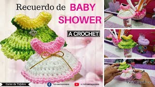 Recuerdo de Baby Shawer para Regalo | Tejidos a Crochet | Vivirtejiendo