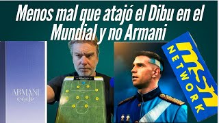 Menos mal que El Dibu Martínez fue el arquero en el Mundial y no Armani