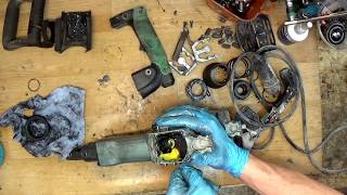 Hitachi H45MR demolition hammer repair o-rings and grease repair