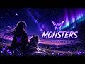 「Nightcore」Monsters 🐺🌙 | Aurora Drive