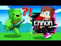 ERROR Speedrunner vs Hunter : JJ vs Mikey in Minecraft Maizen!