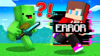 ERROR Speedrunner vs Hunter : JJ vs Mikey in Minecraft Maizen!