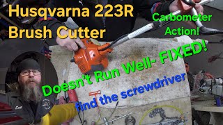 Husqvarna 223R Brush Cutter Has Running Issues