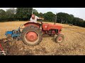 1961 mccormick ih b250 2.4 litre 4 cyl diesel tractor 30 hp with plough