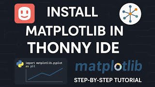 Install Matplotlib in Thonny IDE | #python #matplotlib #programming #installation #education #howto