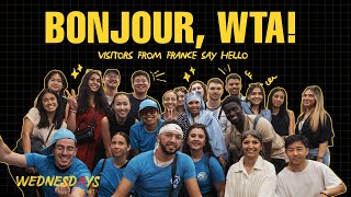 French Business Students Visit the Studio | Wednesdays at WTA