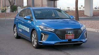Hyundai Ioniq Autonomous Drive CES 2017