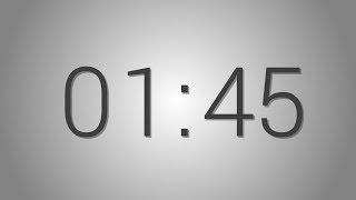 1 Minutes 45 seconds countdown Timer - Beep at the end | Simple Timer (one min forty-five sec)
