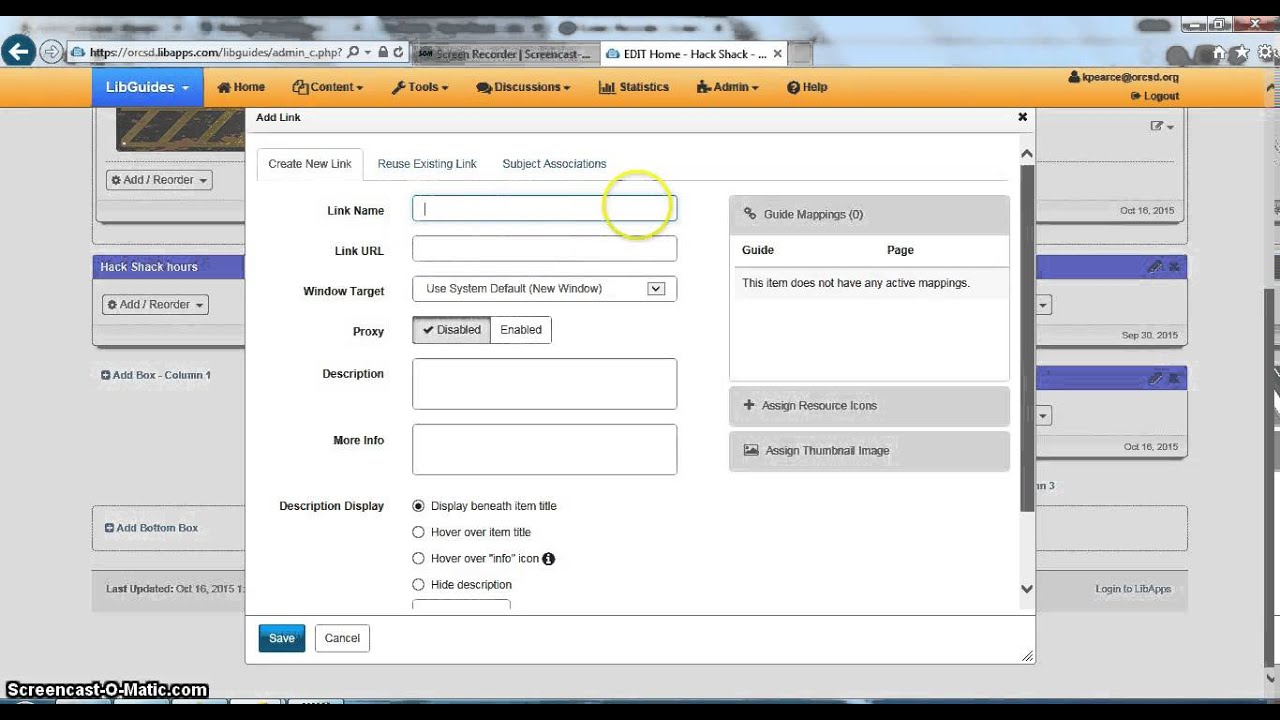 Libguide Basics Youtube