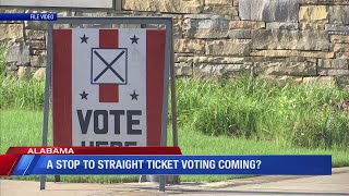 A stop to straight ticket voting in Alabama