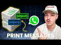 How to Print WhatsApp Chats (3 Ways that Works on iPhone & Android)