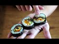 i made gimbap 3 ways christmas