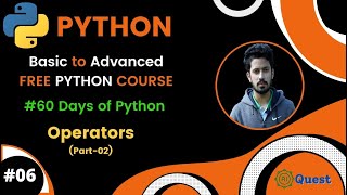 Day-06๐ 60 Days of Python (Advanced Python) | Python Bangla Tutorial Complete Course | Learn Python