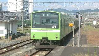 【JR西日本】大和路線(Q)・王寺駅 到着・発車シーン集 後編 ～最後の活躍・201系登場！～