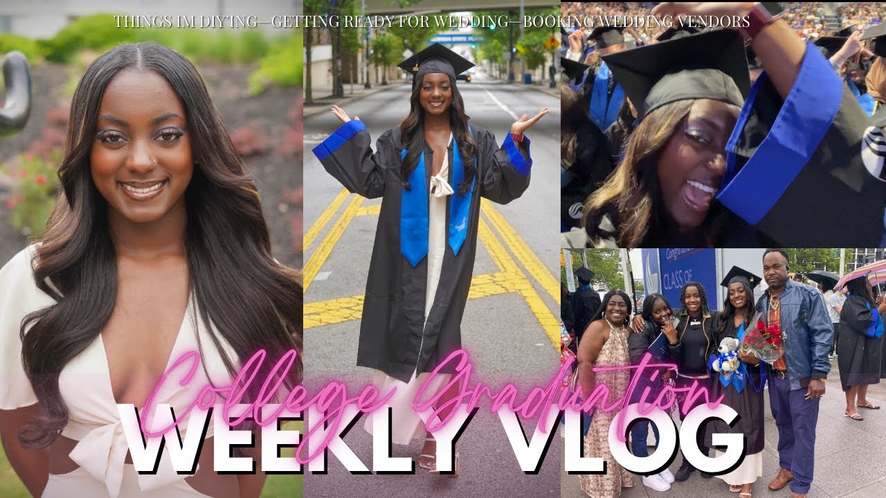 COLLEGE GRADUATION VLOG 2023 🎓: GRWM, Walking Across The Stage ...