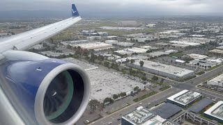 Landing | Overcast Santa Ana - Breeze A220-300 - OGD → SNA - Apr 12, 2024