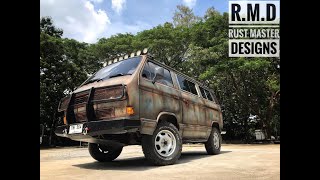 ทำสีสนิมกับ RMD ep6 Volkswagen Transporter 3