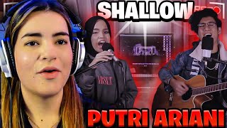 Putri Ariani x Rifqi FTR - Impressive Cover Of Shallow | REACTION