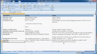 VBA - Lesson 8 Simplifying your macro code