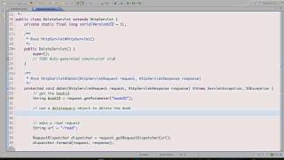 Deleting a Database Record from a Java Web Application