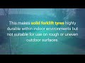 forklift tyres explained