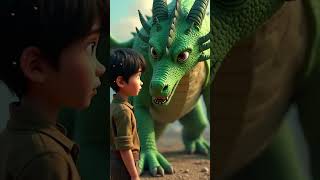 The child and the dragon share a bond of trust, care, and adventure.