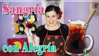 RECETA de SANGRÍA ESPAÑOLA con VINO TINTO