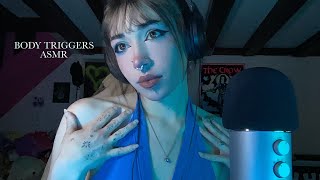 Body Triggers ASMR | Skin Scratching, Finger Fluttering, Teeth Tapping, Whispering