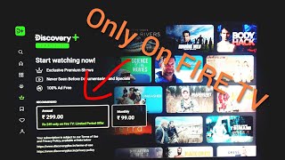 Discovery Plus App Now on Amazon Fire Tv Stick for Free | Just Rs 249 for Fire Tv