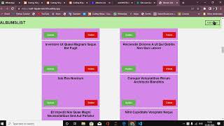 Album collection app using react js || coding ninja ##skill test