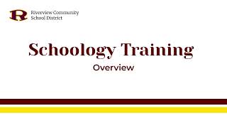 Schoology Overview