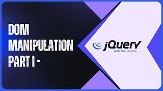 Dom Manip part I - Advance jQuery-Web Development