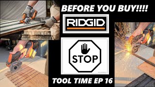 Ridgid 18V Brushless Subcompact Cutoff Tool (Multi Material Saw) - Tool Time EP 16