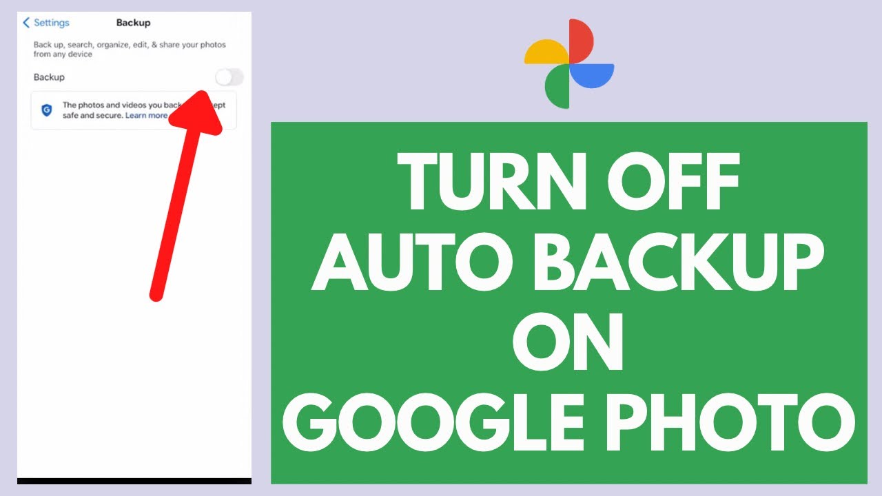 How To Turn Off Auto Backup On Google Photos (Quick & Easy!) - YouTube