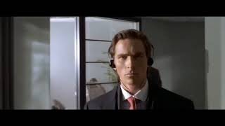 Patrick Bateman listening to Weezer's It Tastes Like Pain