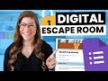 How to Create a Digital Escape Room Using Google Forms | Tutorial for Teachers