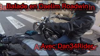 Balade moto en Daelim roadwin avec @dan34rider